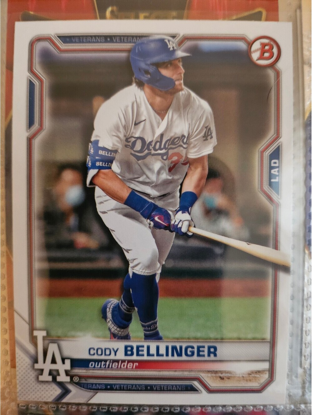 2021 Bowman #80 Cody Bellinger Los Angeles Dodgers